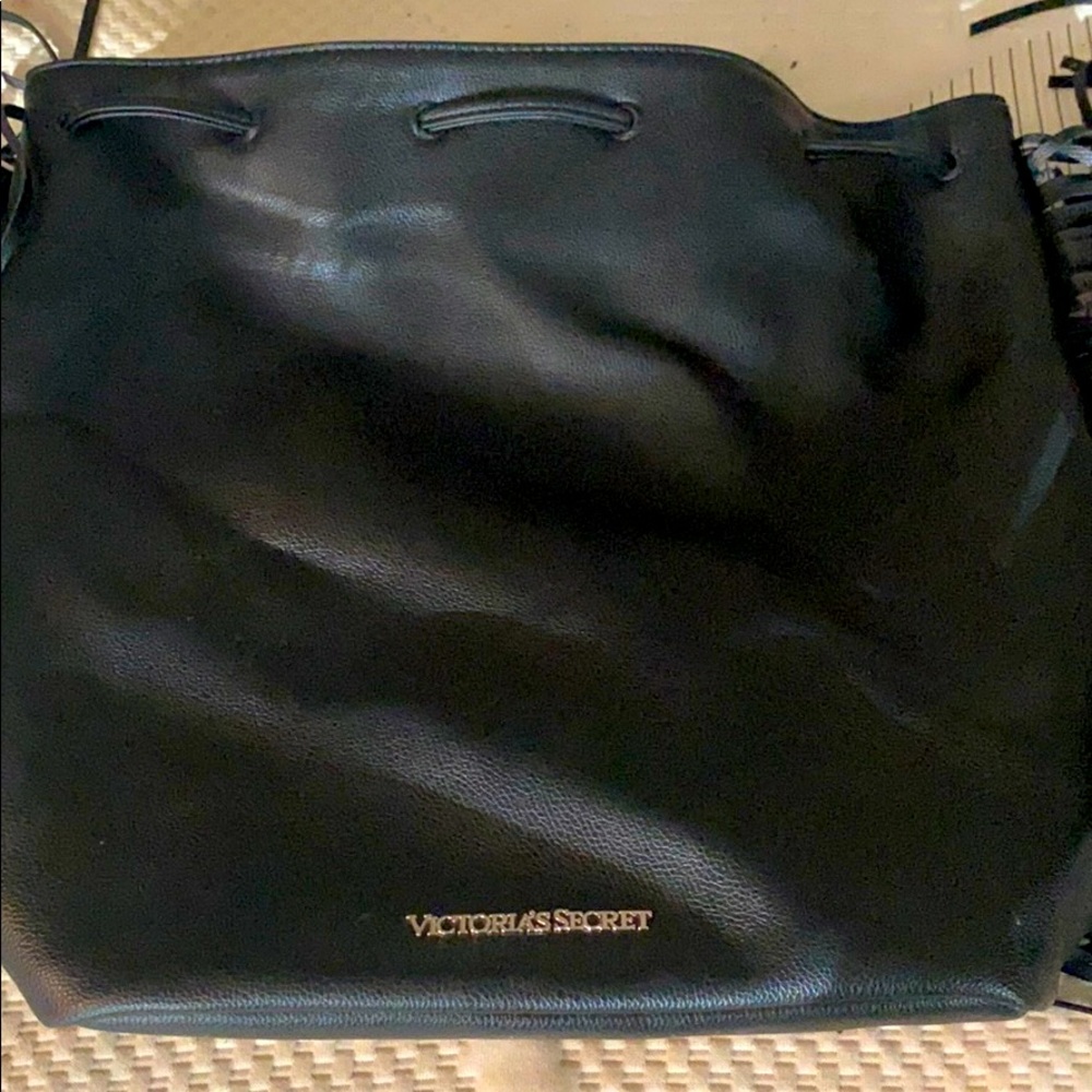 Victoria’s Secret leather backpack purse